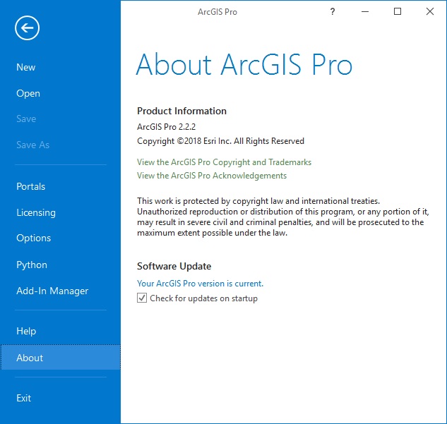About ArcGIS Pro